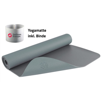 Sachsen Energie YOGA Matte grau