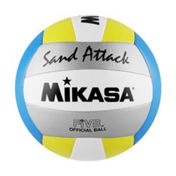 Mikasa SAND ATTACK Beachvolleyball,blau-gelb-si